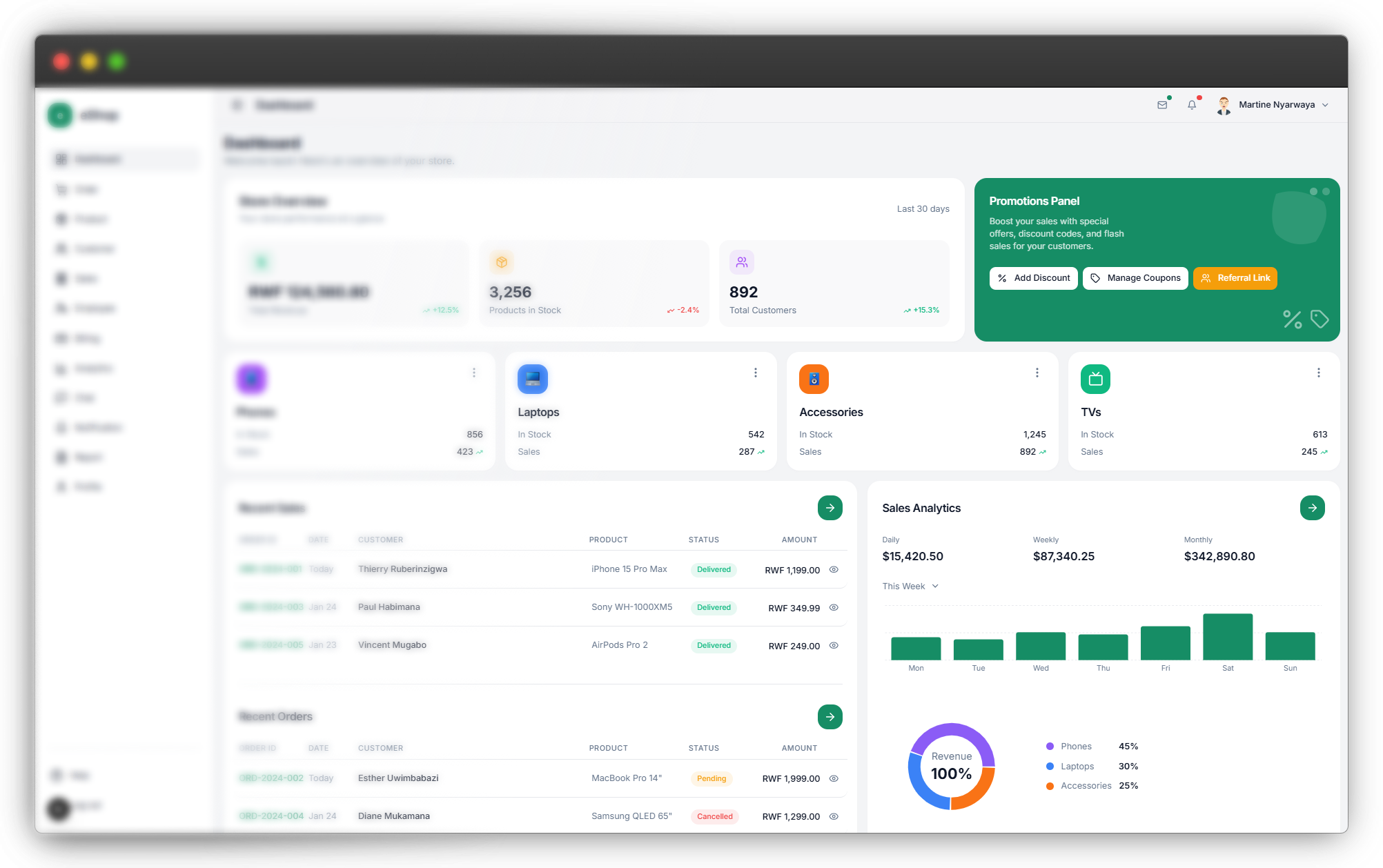 Complete inventory control at your fingertips